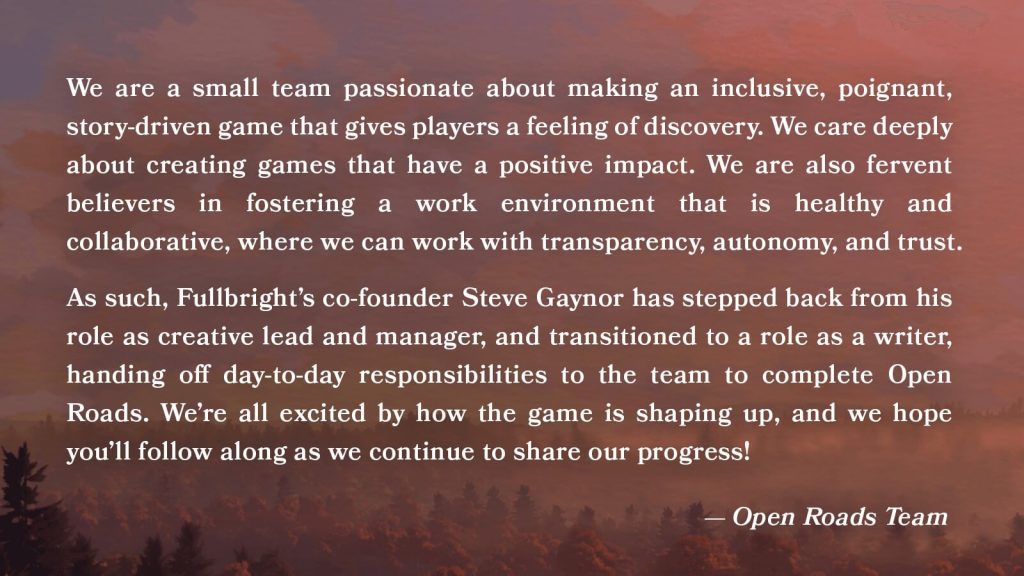Fullbright Co-Founder Steps Down Following Toxic Workplace Allegations – TechRaptor